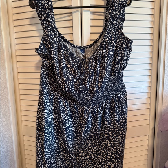 Old Navy Blue Ditsy Floral Dress - Picture 1 of 3